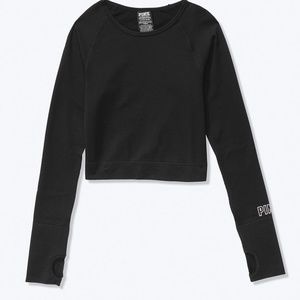 SEAMLESS WORKOUT CROPPED CREW